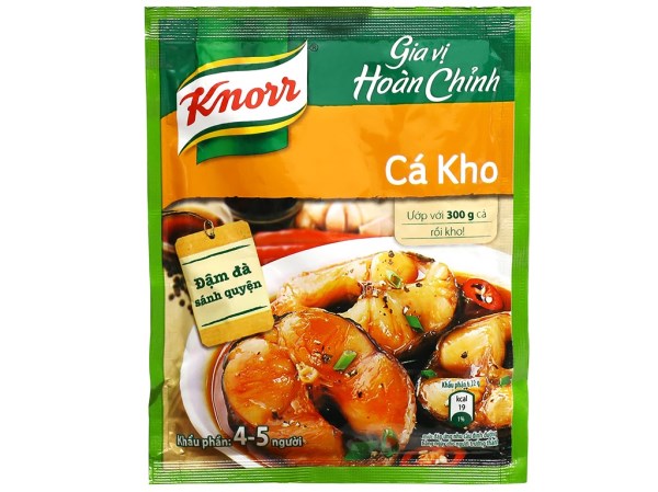 Gia vị hoàn chỉnh Knorr cá kho - Hóa Mỹ Phẩm Hưng Phú Phát - Công Ty TNHH Hưng Phú Phát